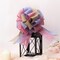 Easter Burlap Ribbon - Pink/Blue/Lavender/Apple Green/Yellow/Orange Wired Ribbon, 2.5 Inch x 6 Colors, Total 30 Yard, Perfect for Crafts, Wreaths, Big Bow, Wrapping, Outdoor Decoration